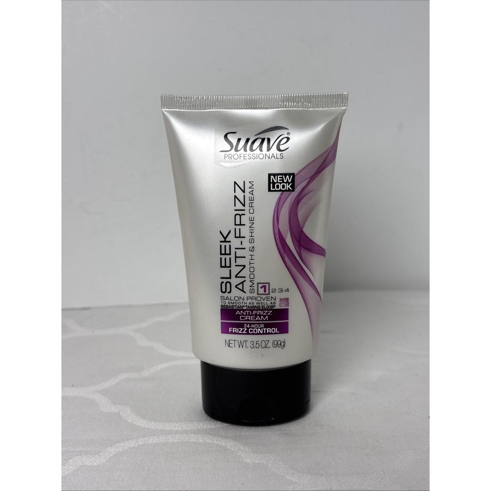 Suave Professionals Sleek 24 hour Anti-Frizz Cream 3.5 oz Old Stock Discontinued
